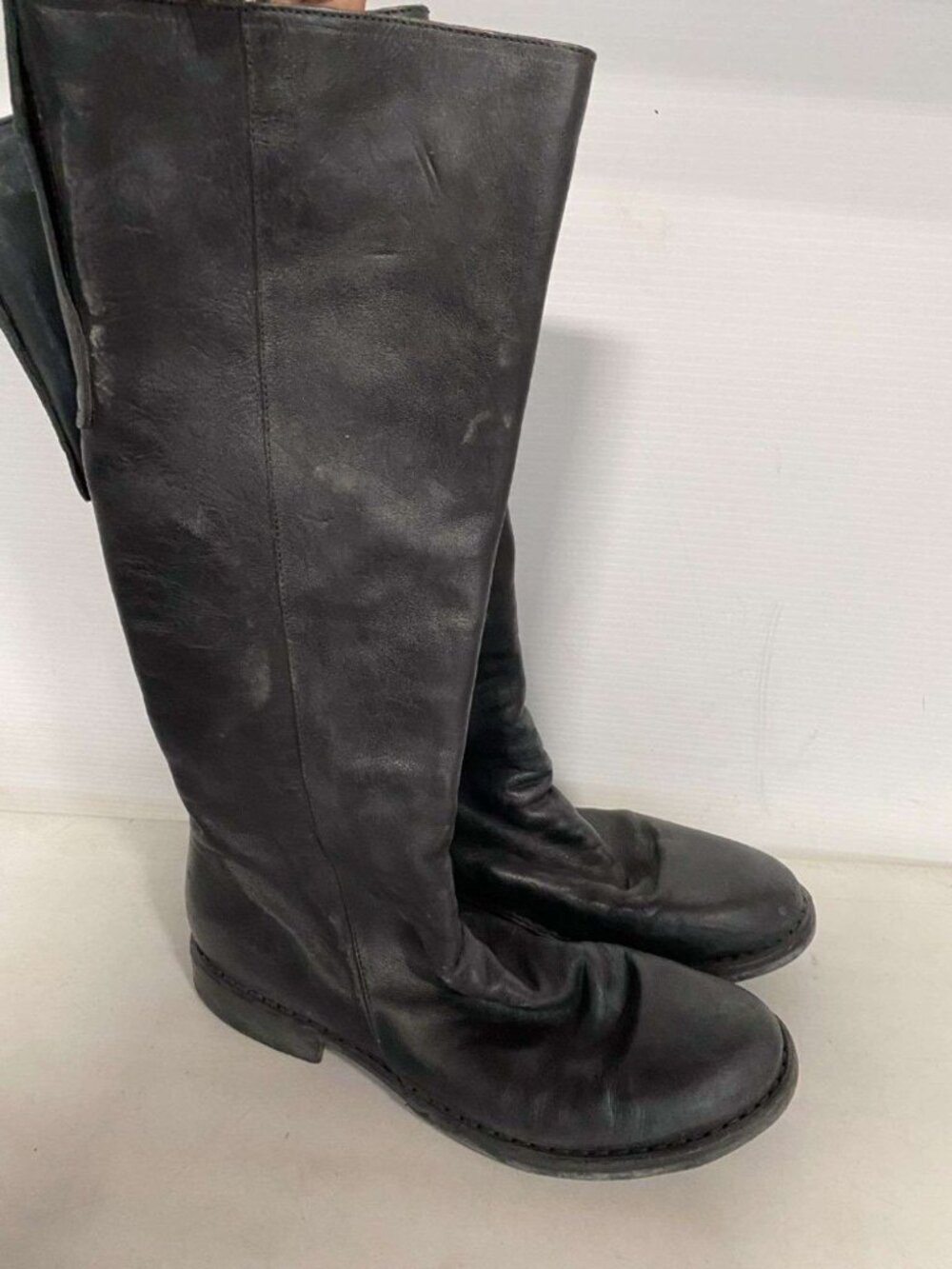Fiorentini + Baker Waxed Leather Tall Boots